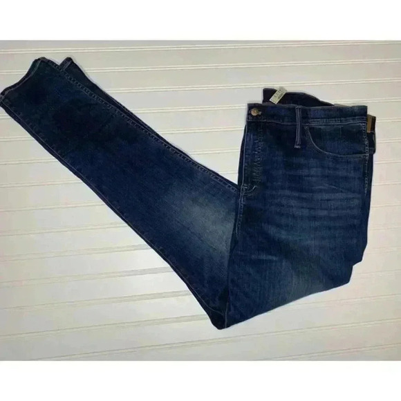 Madewell 10" High-Rise Skinny Jeans Danny Wash Sz 36 Taller NEW.  182 - Picture 3 of 5